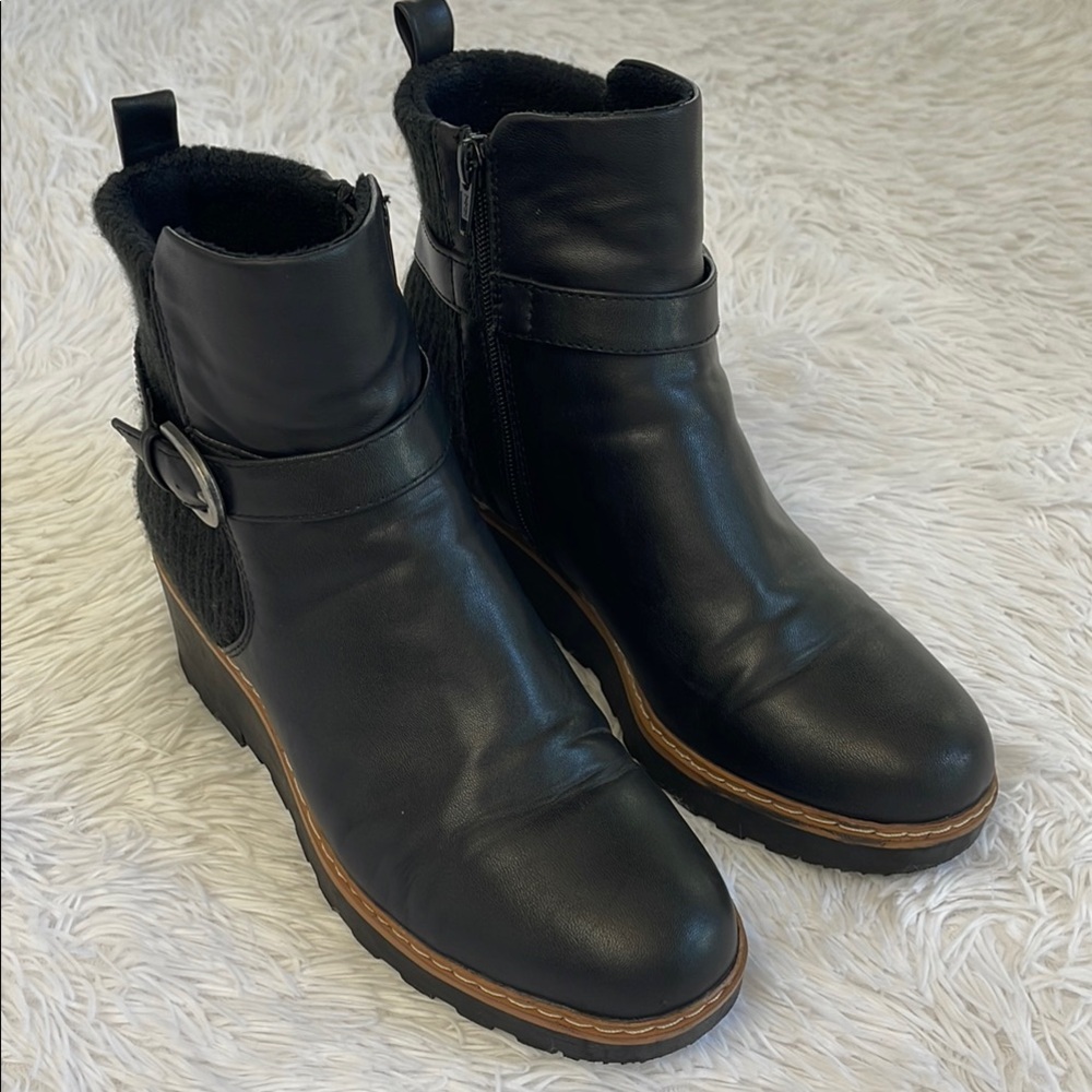 BARETRAPS  POSTURE NARICE WOMENS SIZE 8.5 Black  Ankle Boots